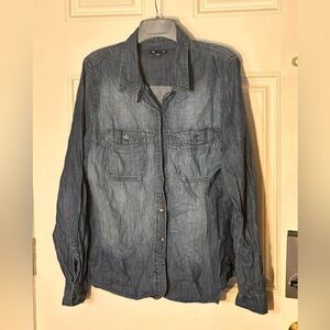GAP JEAN TOP BLOUSE OR JACKET XL